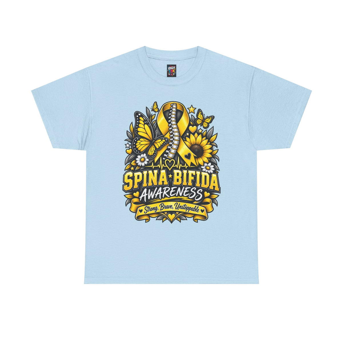 Spina Bifida Awareness Yellow Ribbon, Sunflower