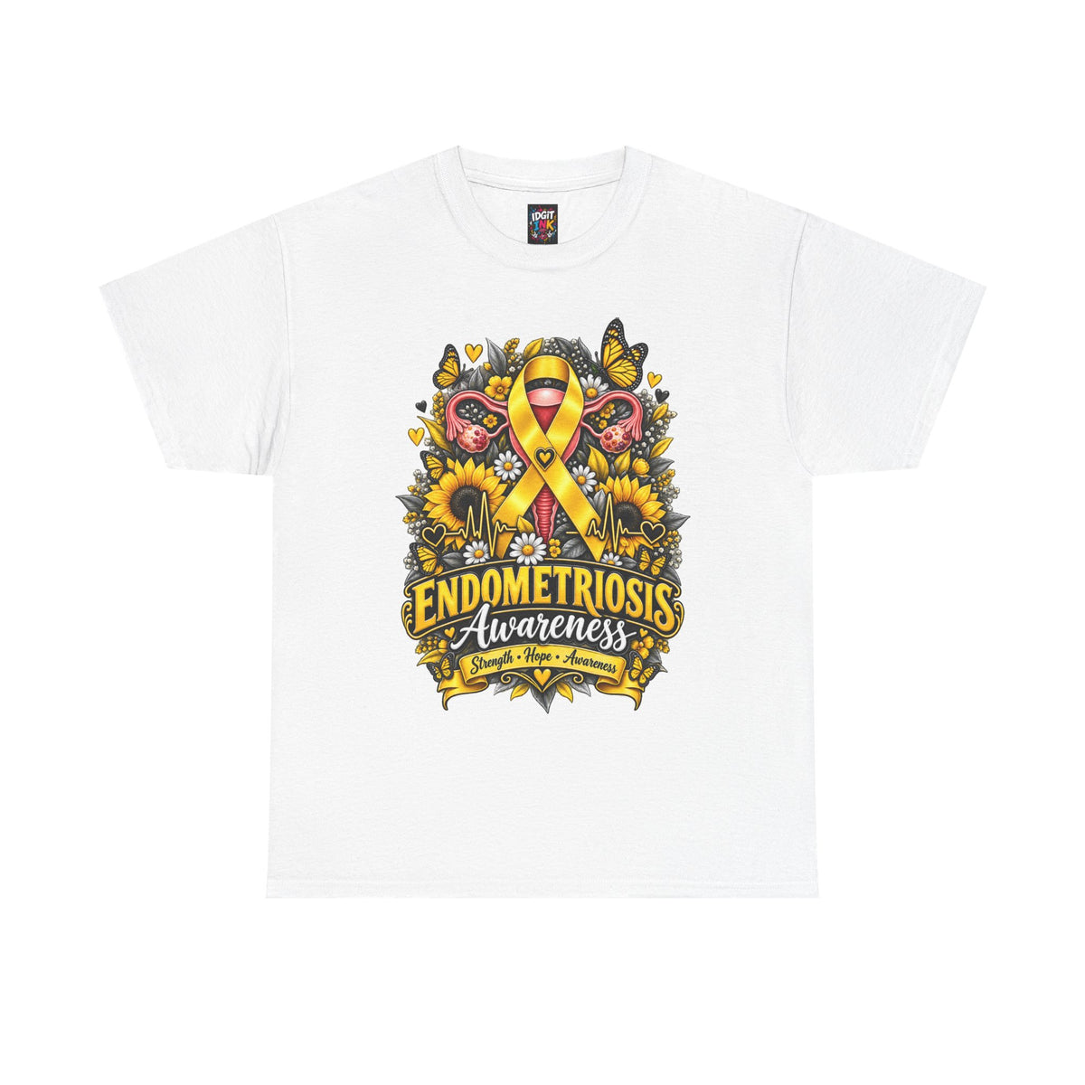 Endometriosis Awareness  Sunflower Support Tee