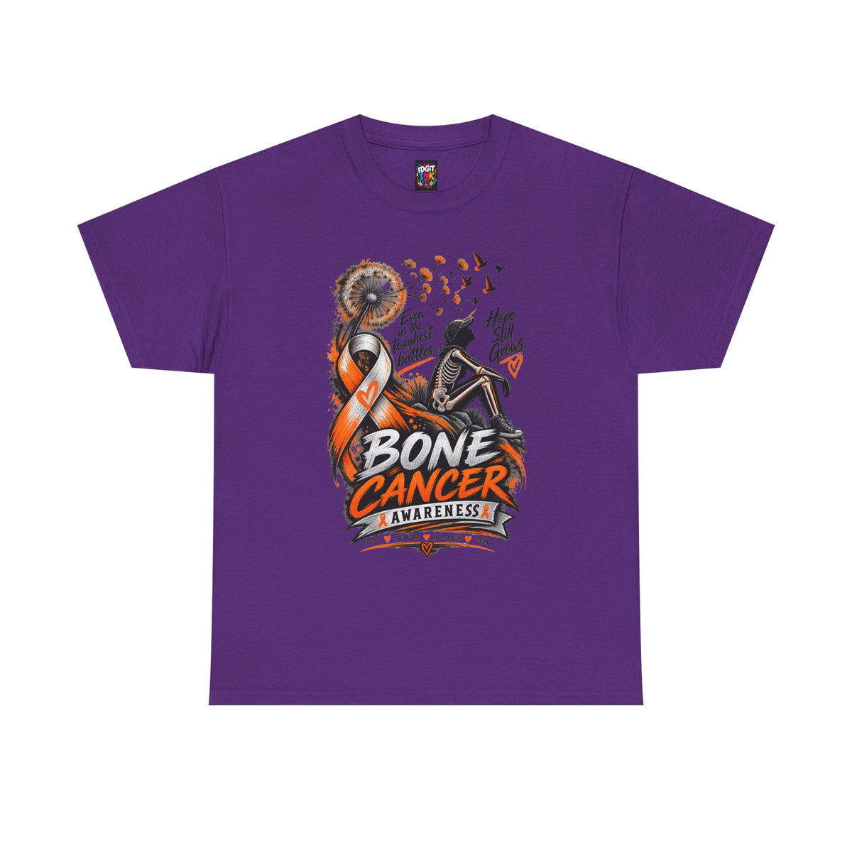 Bone Cancer Awareness Ribbon T-Shirt — Support Survivors & Hope