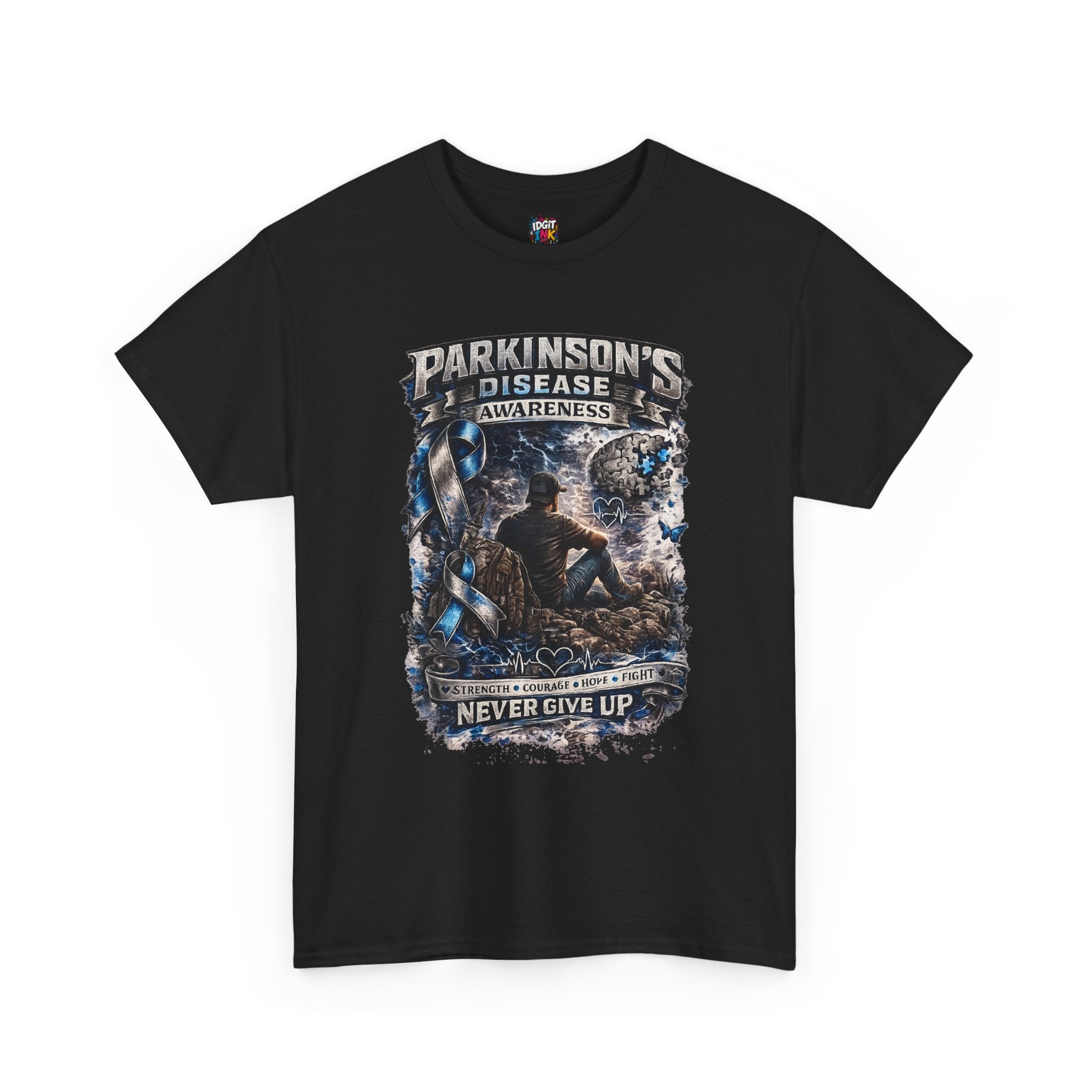 Parkinson’s Disease Awareness Never Give Up Support Tee