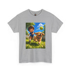Boy Playing Fetch — Unisex Graphic T-Shirt product image 23 | Idgit Ink