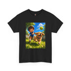 Boy Playing Fetch — Unisex Graphic T-Shirt product image 20 | Idgit Ink