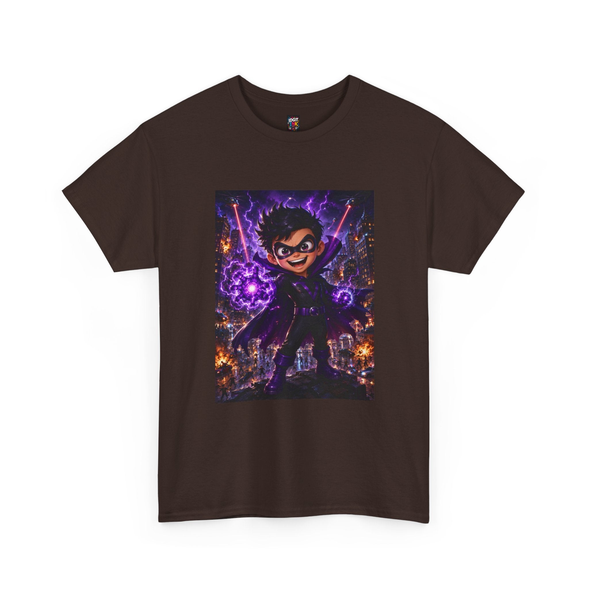 Neon Purple Superhero