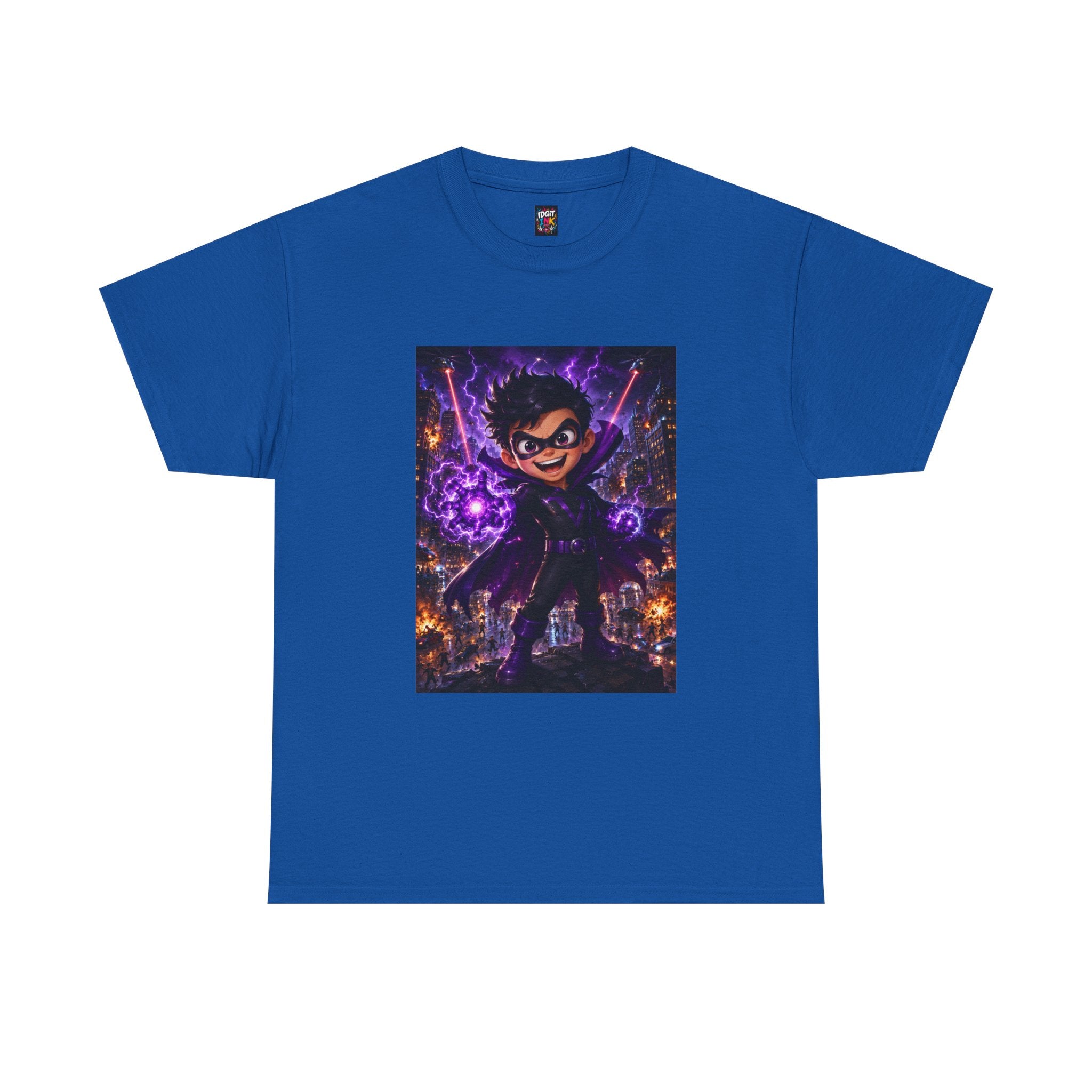 Neon Purple Superhero