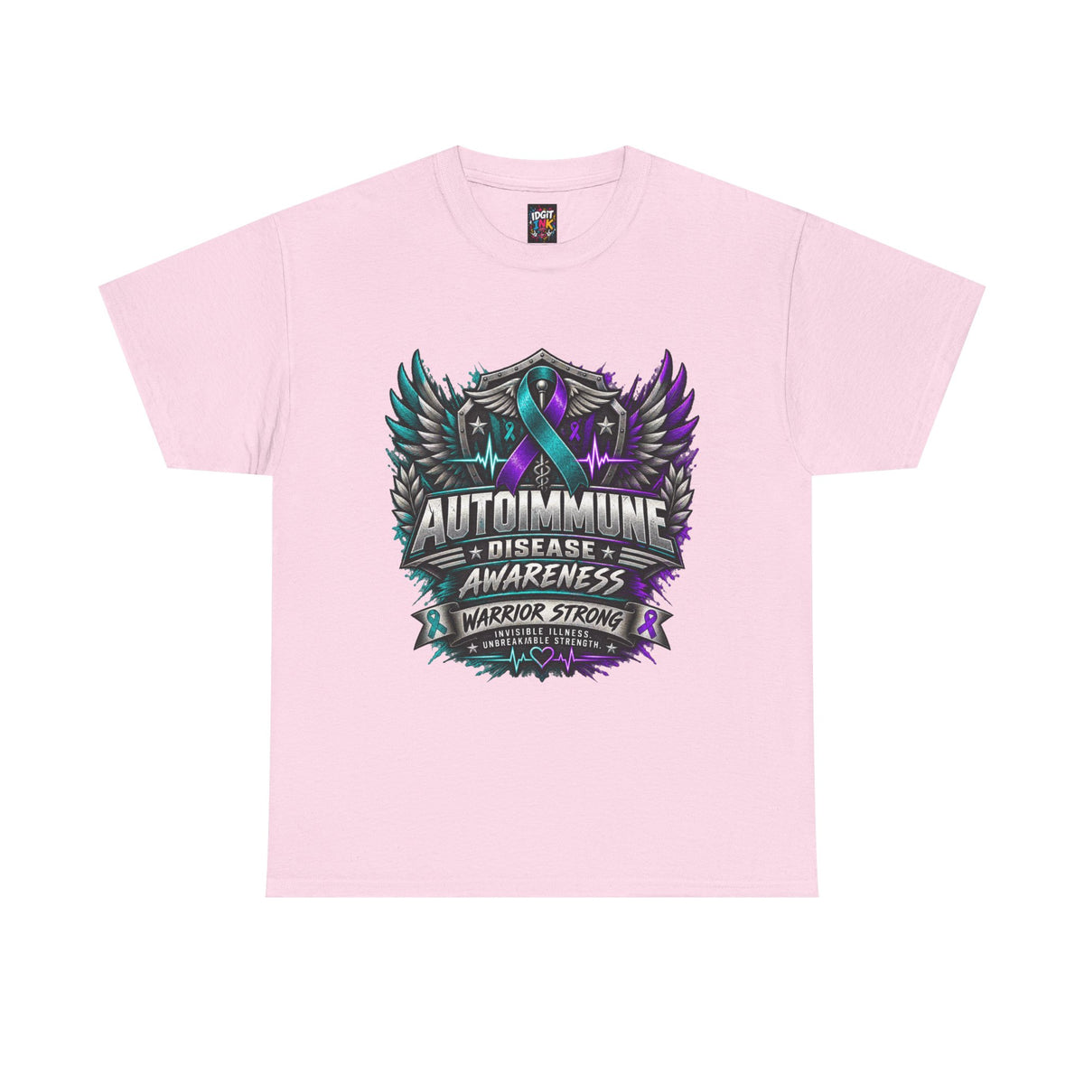 Autoimmune Disease Warrior Strong Ribbon Tee