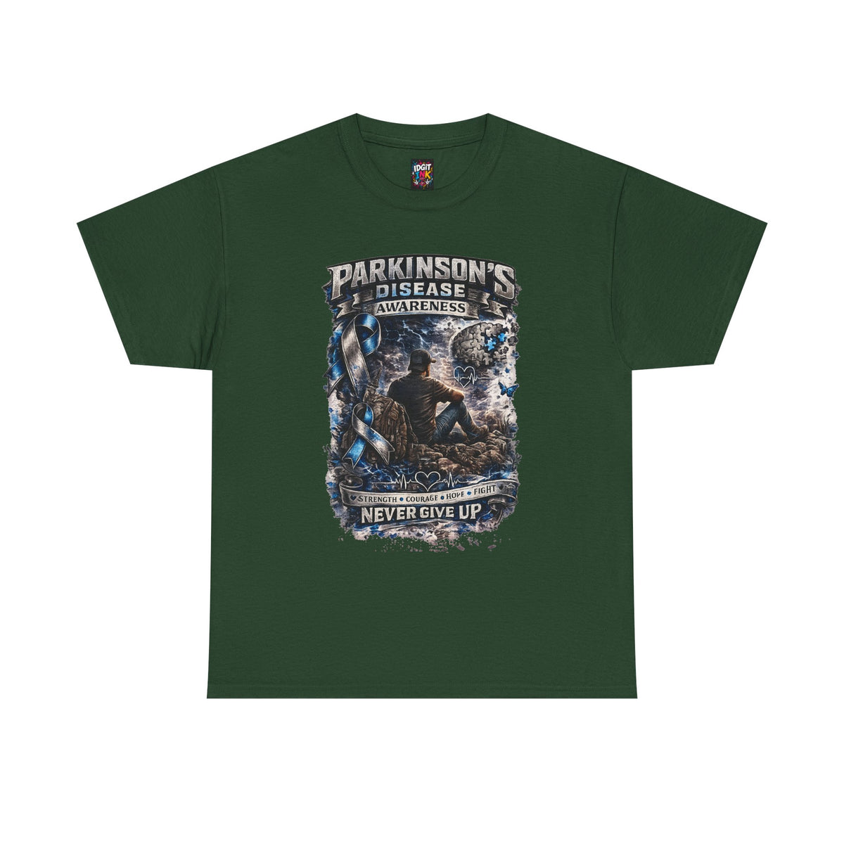 Parkinson’s Disease Awareness Never Give Up Support Tee