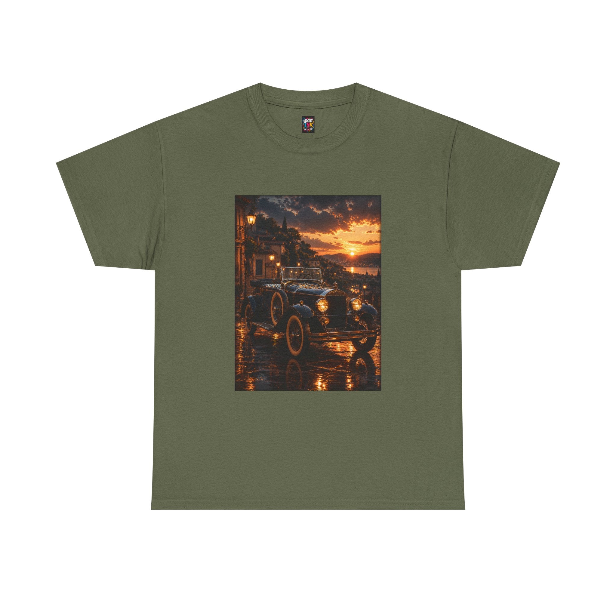 Vintage Car Sunset Tee