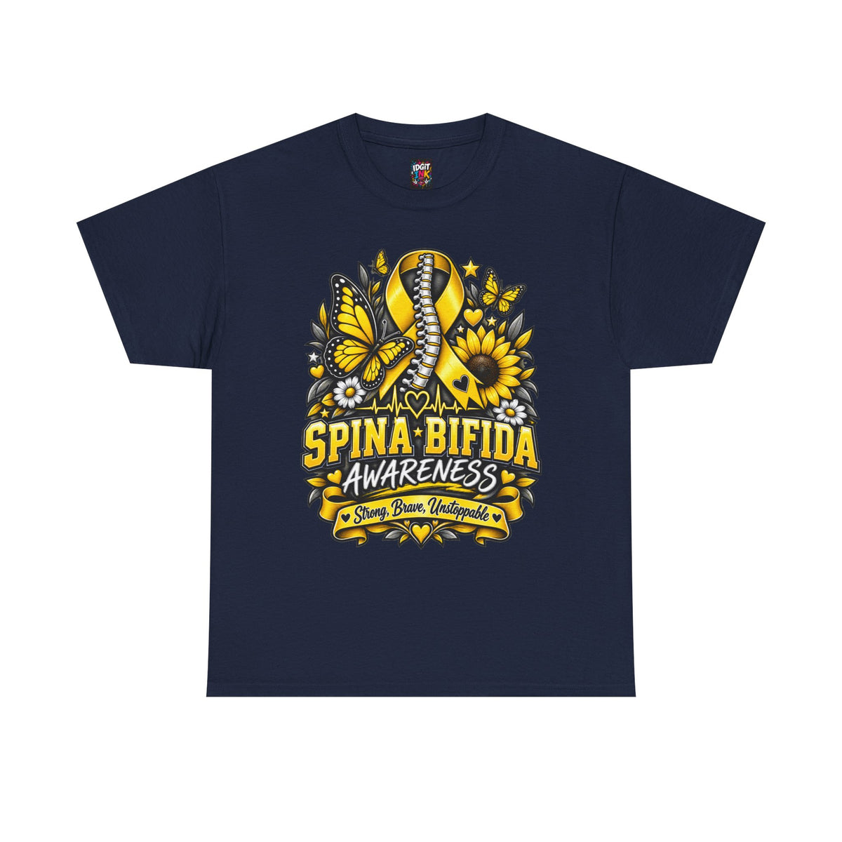 Spina Bifida Awareness Yellow Ribbon, Sunflower