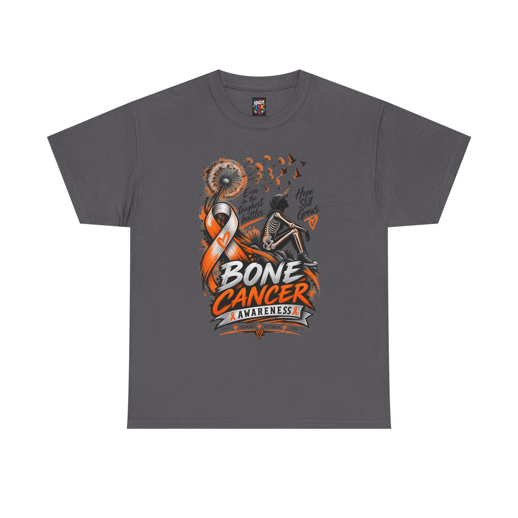 Bone Cancer Awareness Ribbon T-Shirt — Support Survivors & Hope