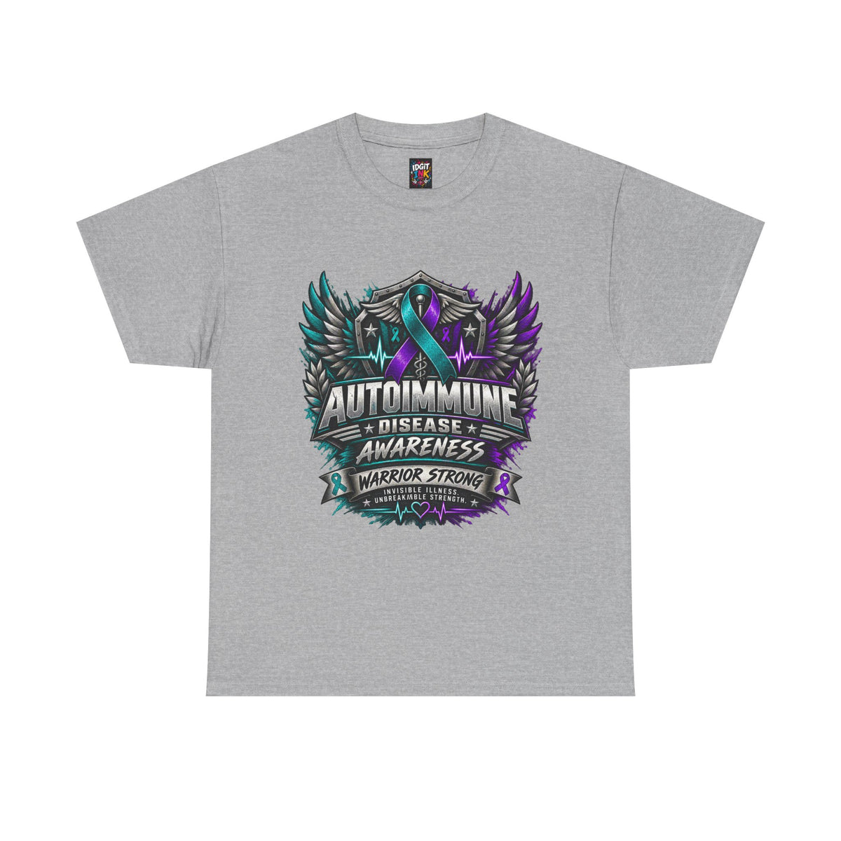 Autoimmune Disease Warrior Strong Ribbon Tee