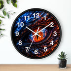 Dragon’s Gaze: Inferno Fantasy — Decorative Wall Clock product image 5 | Idgit Ink