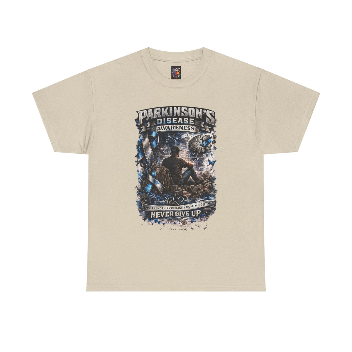 Parkinson’s Disease Awareness Never Give Up Support Tee