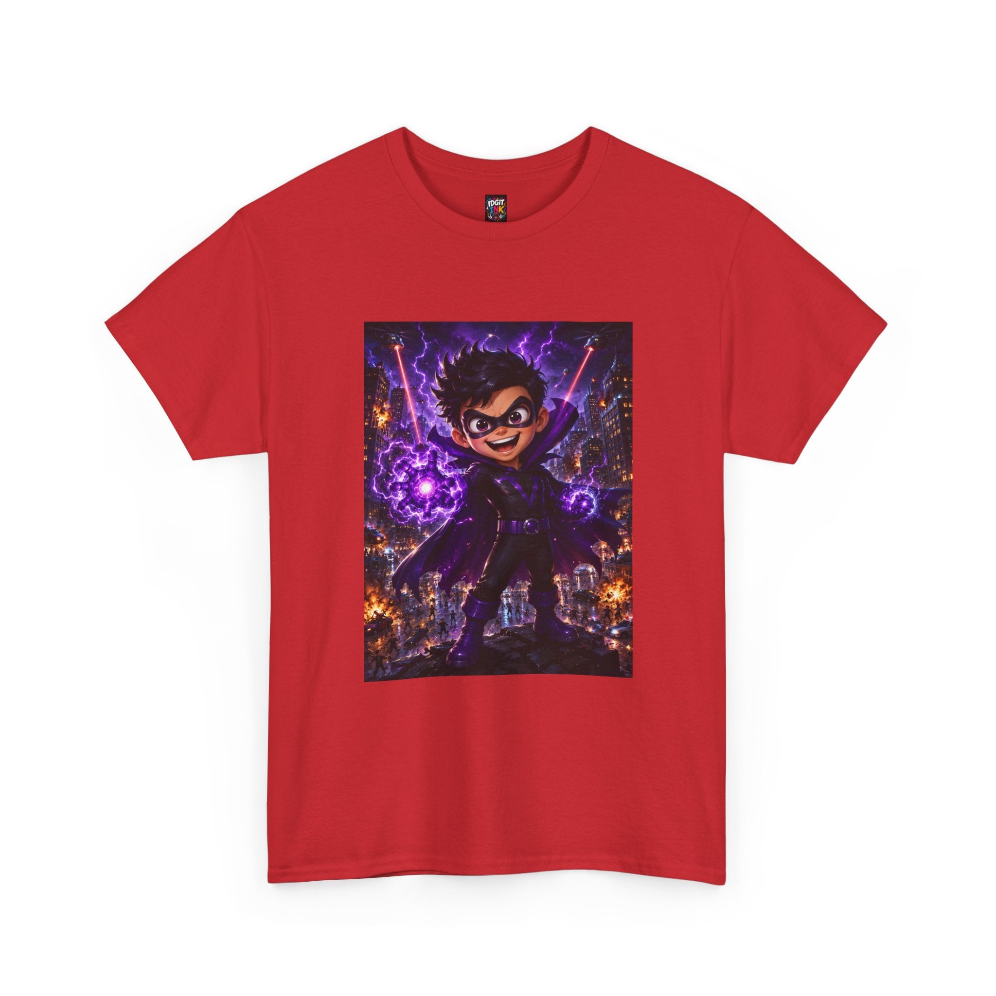 Neon Purple Superhero