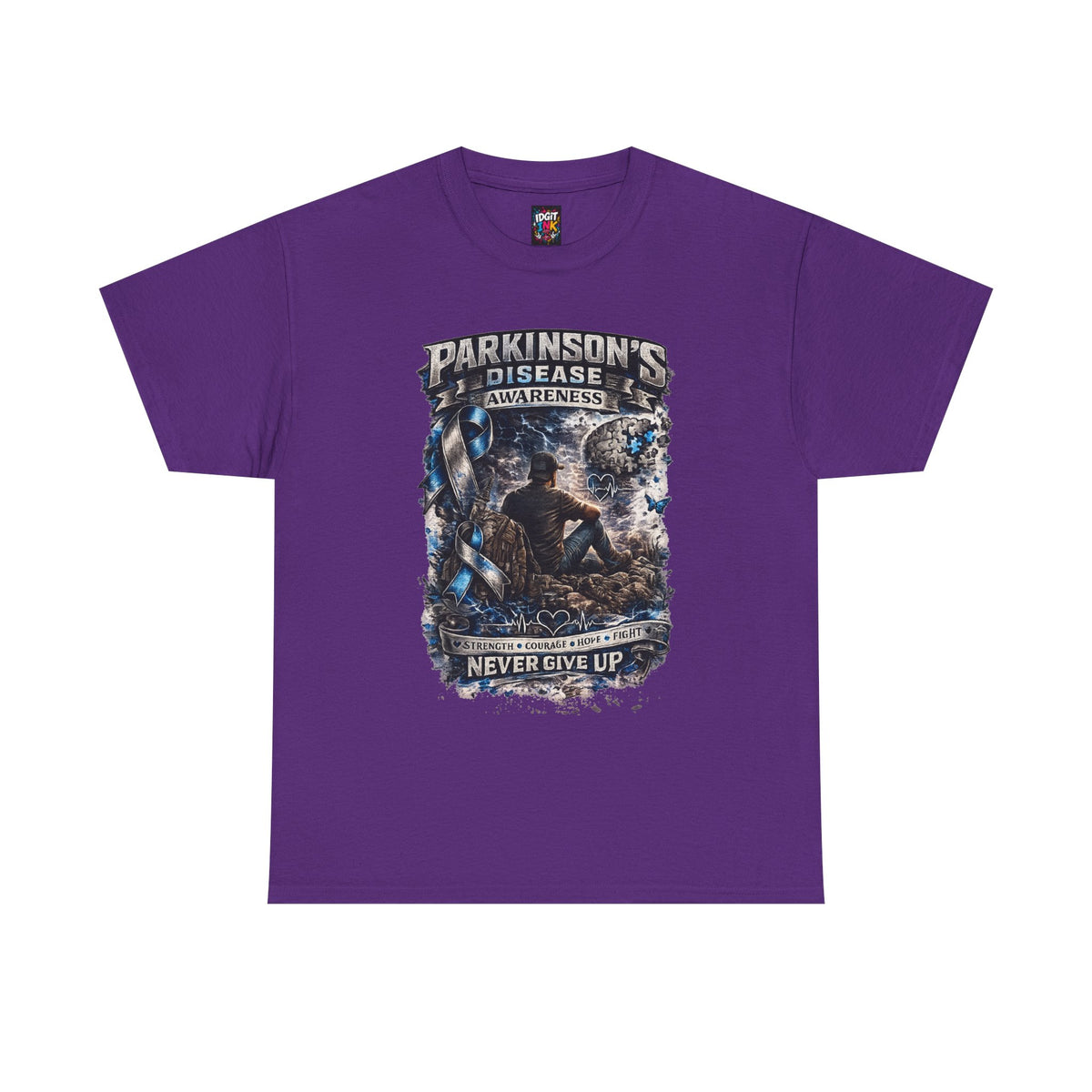 Parkinson’s Disease Awareness Never Give Up Support Tee