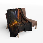 Fiery Dragon vs Lightning Mouse Arctic — Cozy Fleece Blanket product image 9 | Idgit Ink