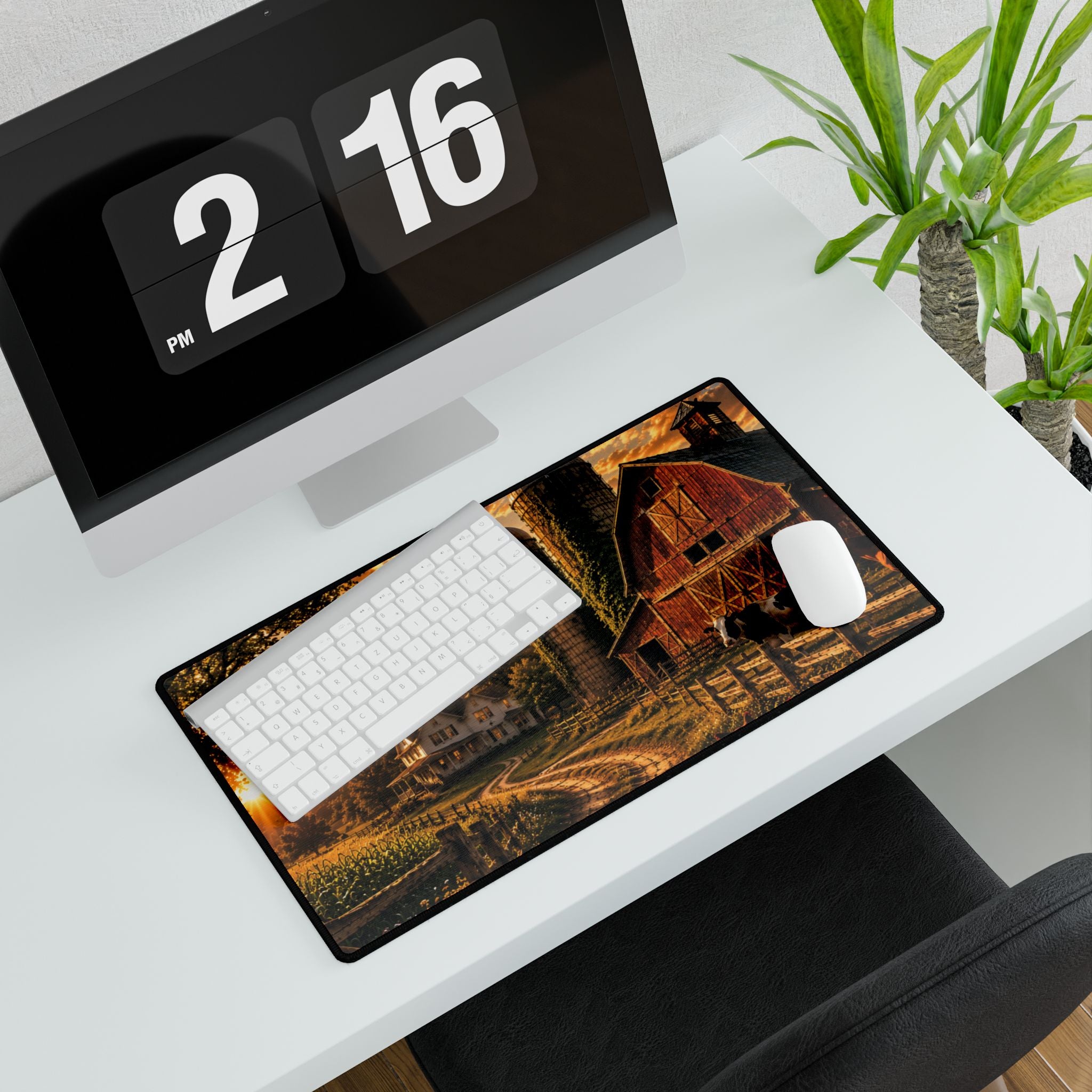Country Sunrise Desk Mat