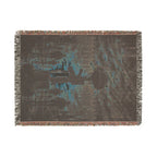 Fallen Soldier Battlefield Cross Memorial — Woven Throw Blanket product image 11 | Idgit Ink