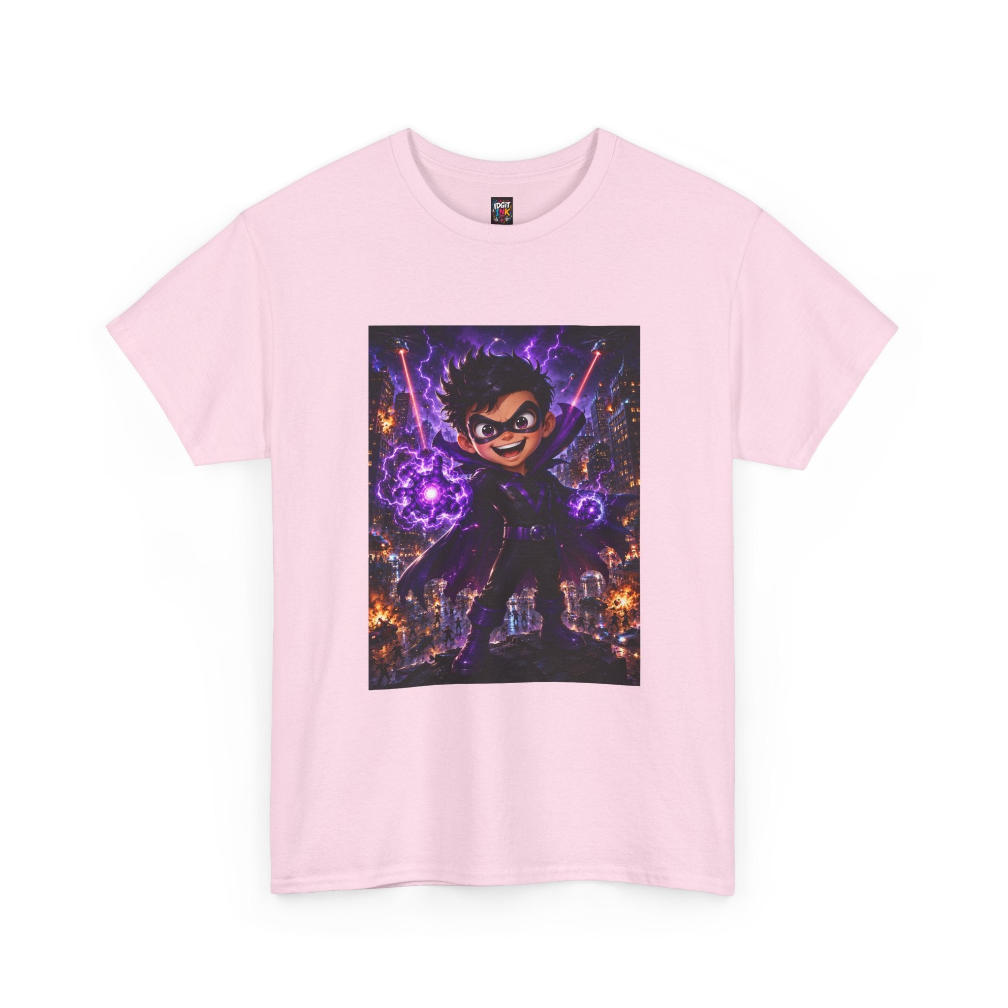 Neon Purple Superhero