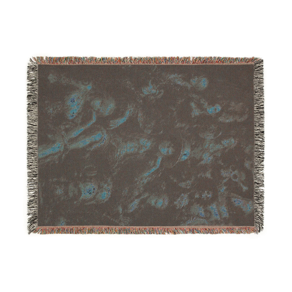 Peace Monkey Woven Throw