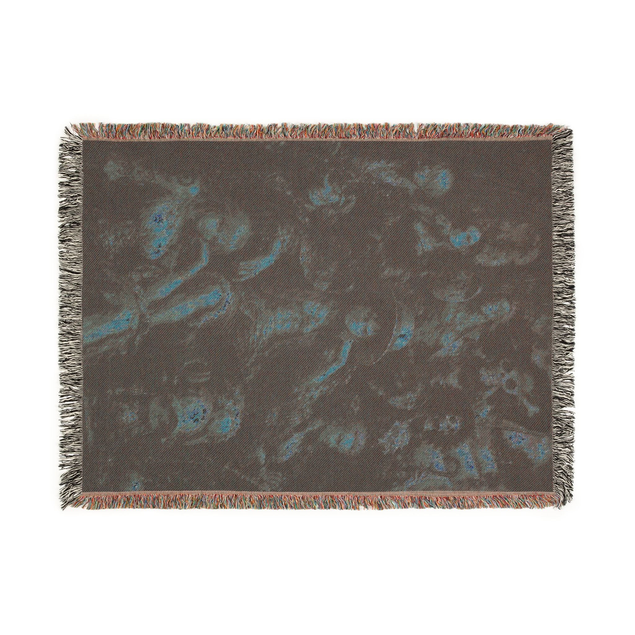 Peace Monkey Woven Throw