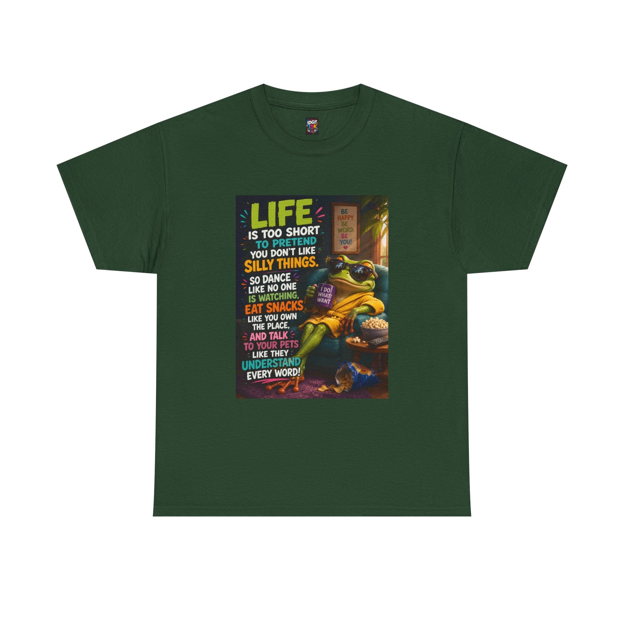 "Life Is Too Short" Motivational  Turtle