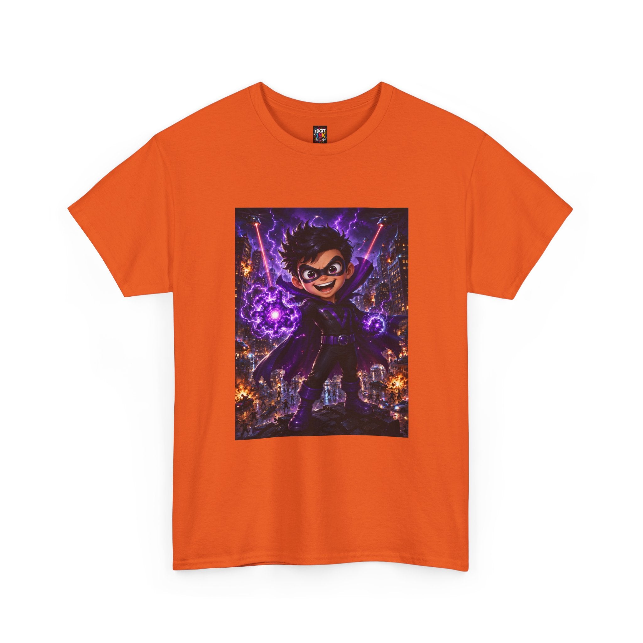 Neon Purple Superhero