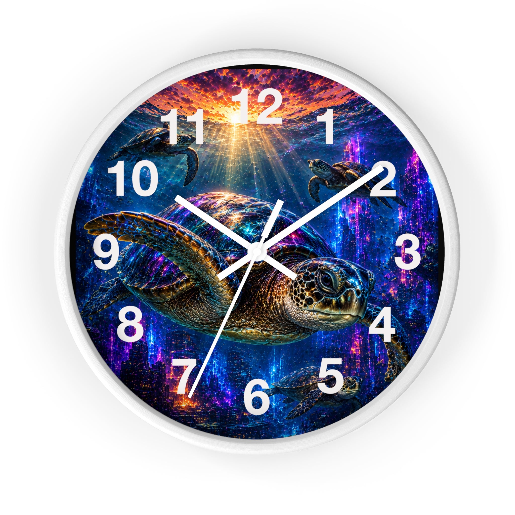 Sea Turtle Wall Clock