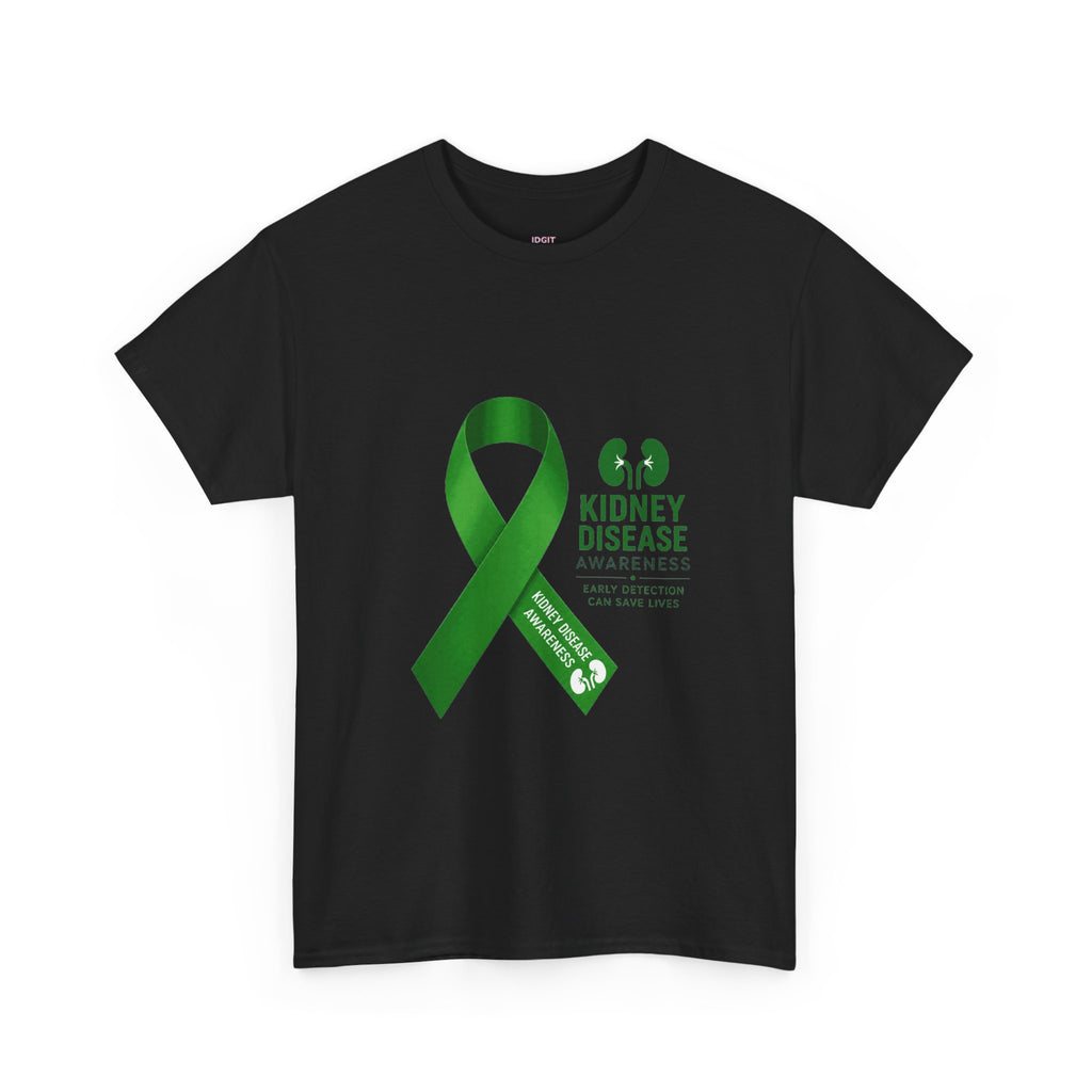 Kidney Disease Awareness Green Ribbon Unisex T-Shirt