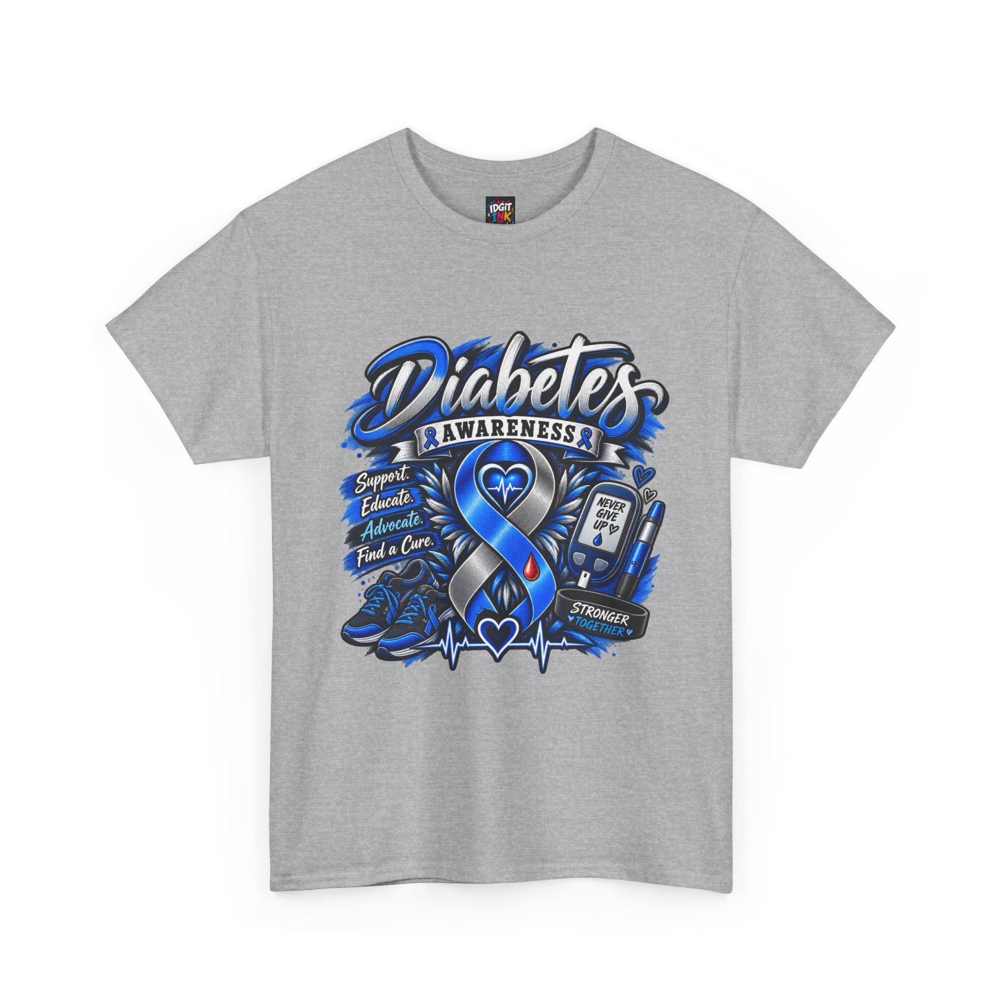 Diabetes Awareness  Blue Ribbon