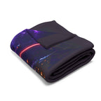 Superhero Kid Purple Energy Fleece — Cozy Fleece Blanket