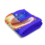 Home Run Baseball Fleece — Cozy Fleece Blanket product image 8 | Idgit Ink