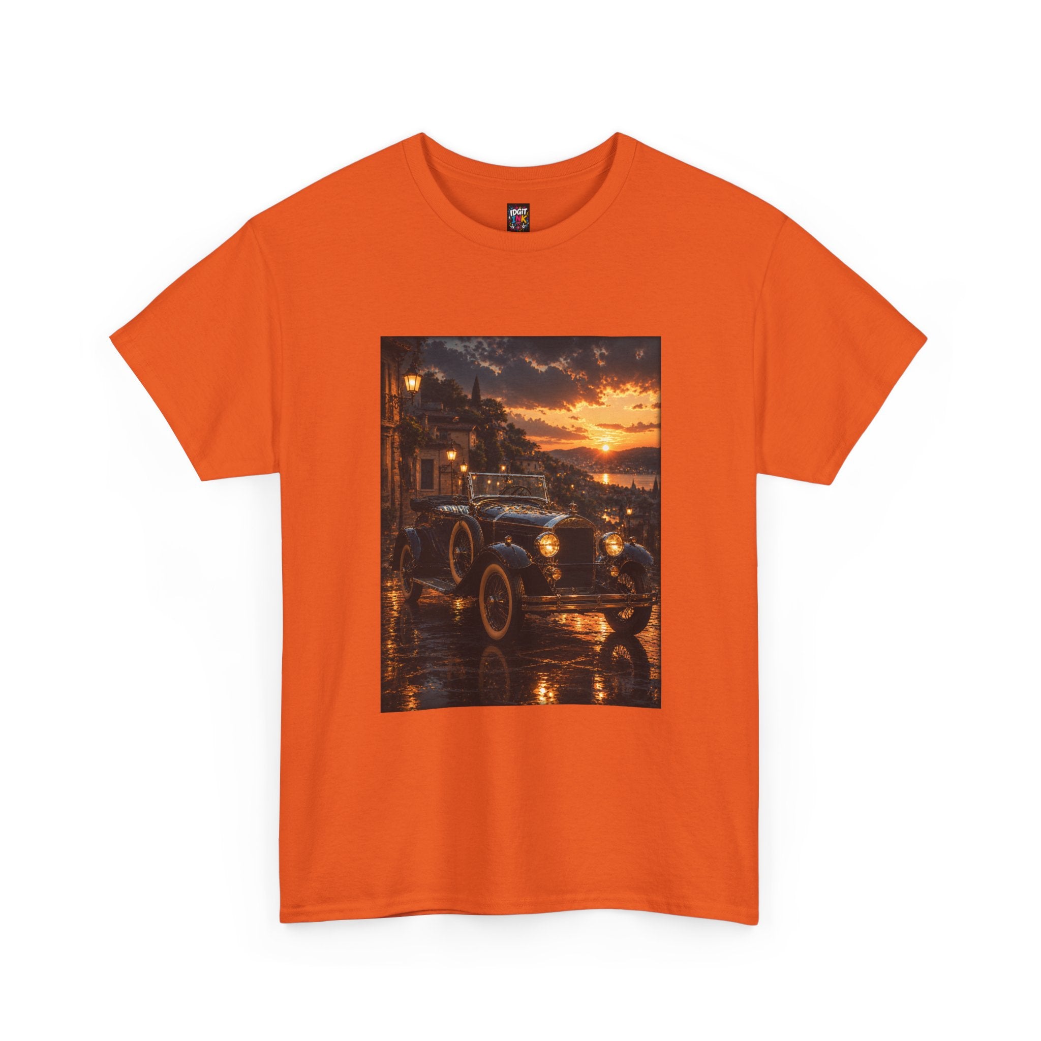 Vintage Car Sunset Tee