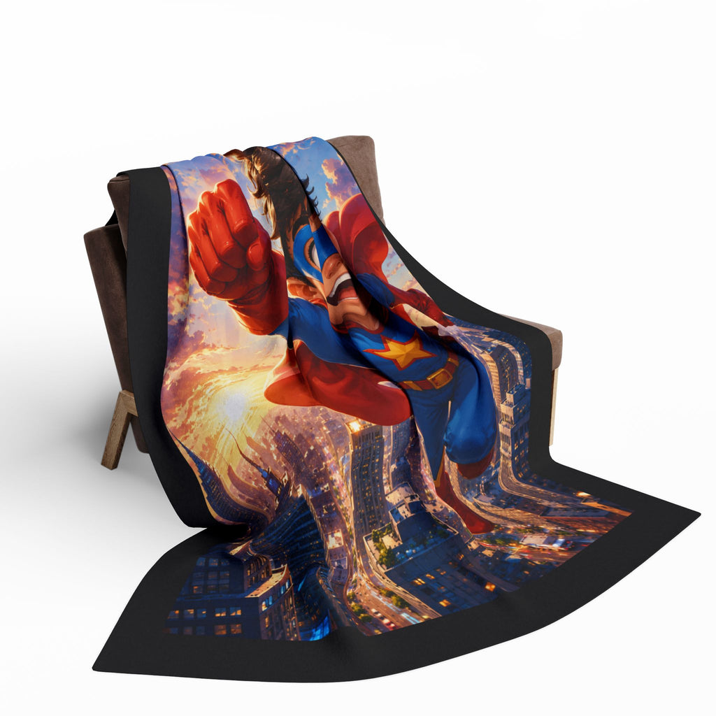 Kids Superhero Fleece Blanket