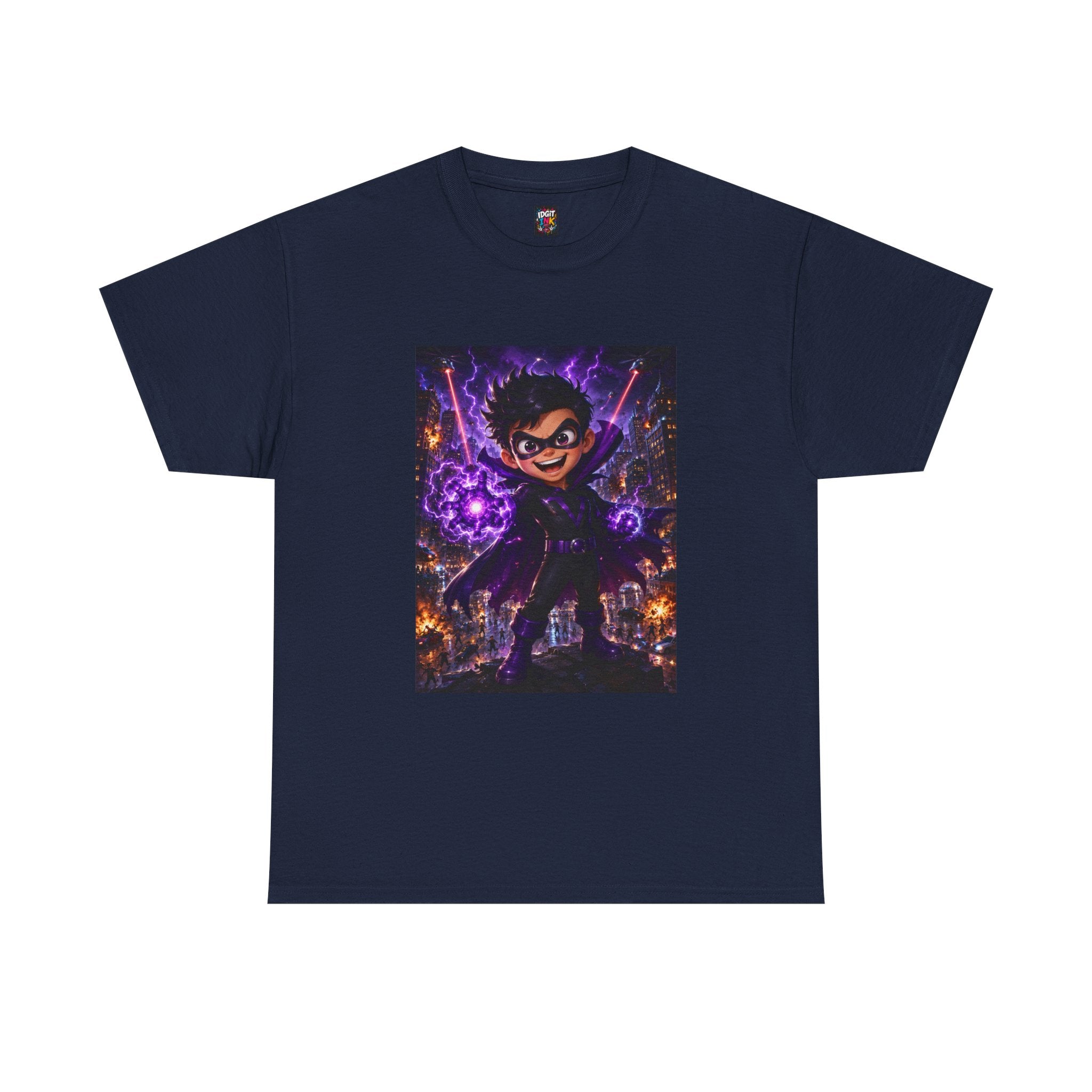 Neon Purple Superhero
