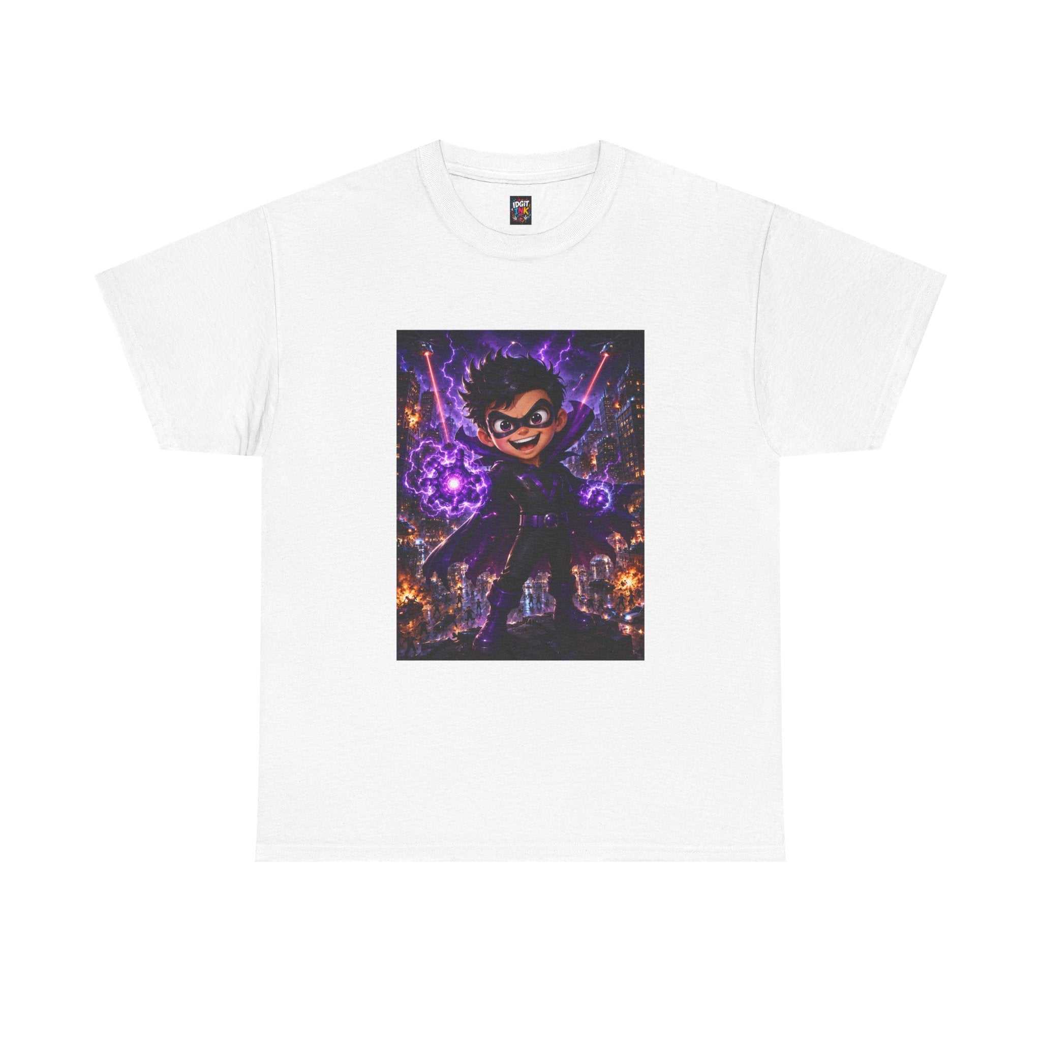 Neon Purple Superhero