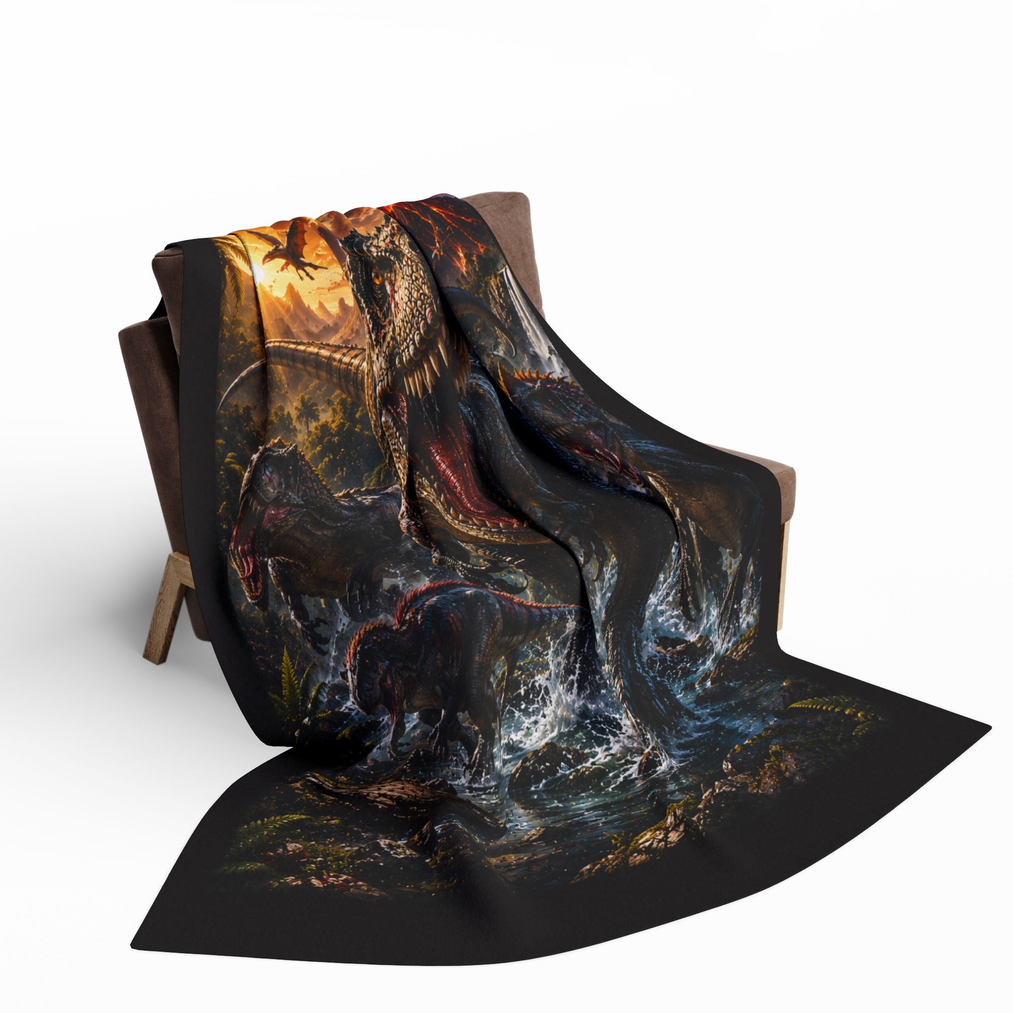 Dinosaur  Fleece Blanket