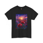 Sunset Rose Field — Unisex Graphic T-Shirt
