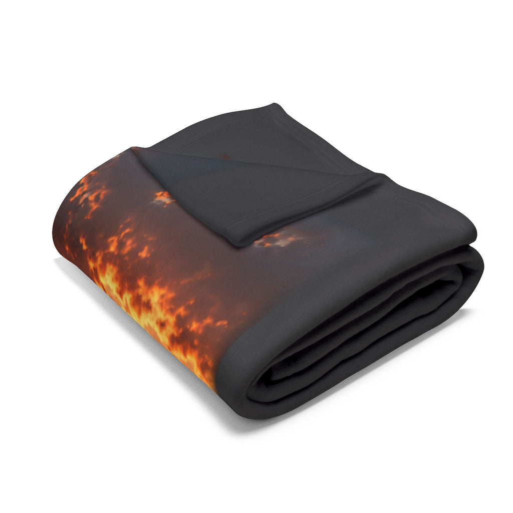 Vintage Car Sunset Fleece Blanket 29
