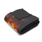 Vintage Car Sunset Fleece Blanket — Cozy Fleece Blanket