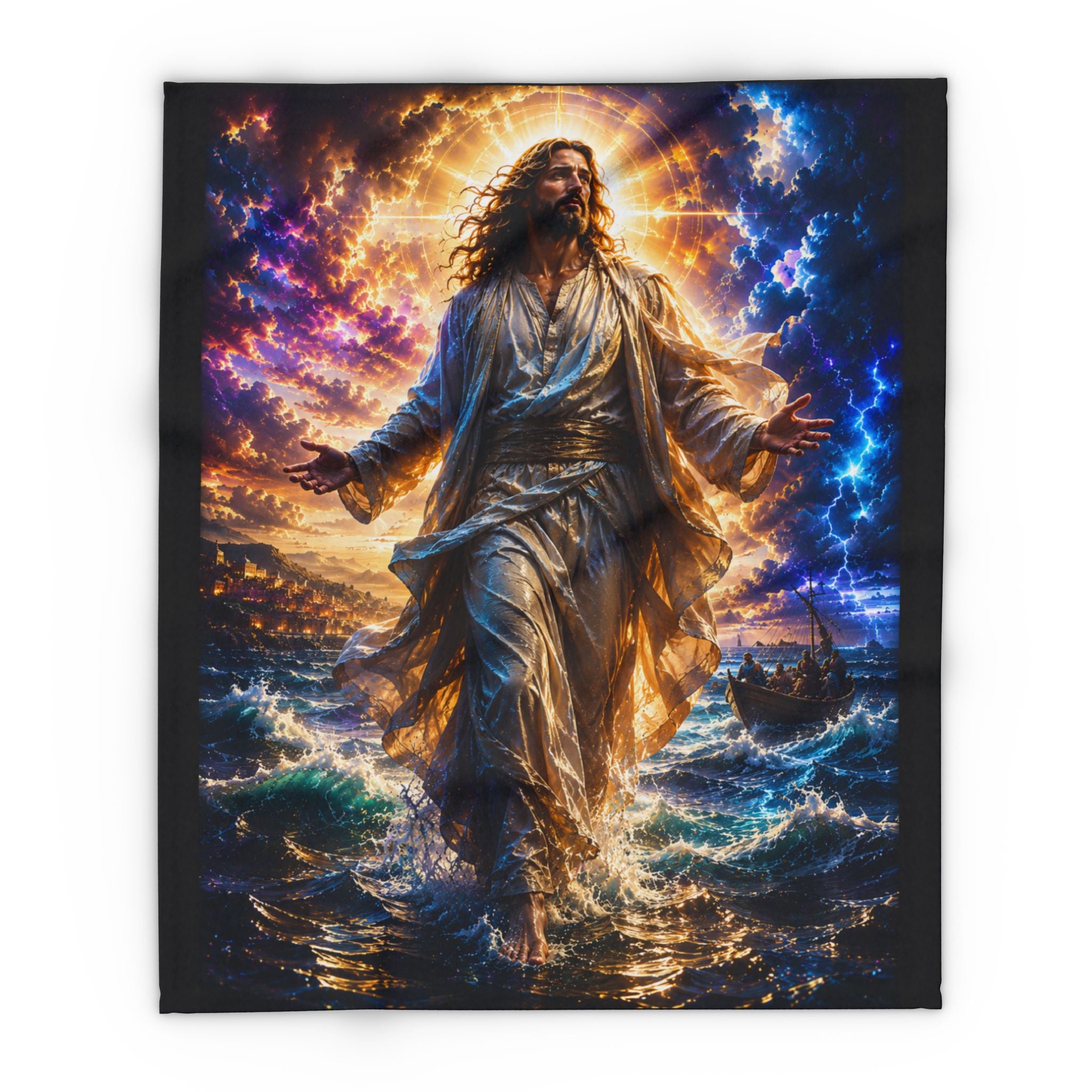 Jesus Fleece Blanket