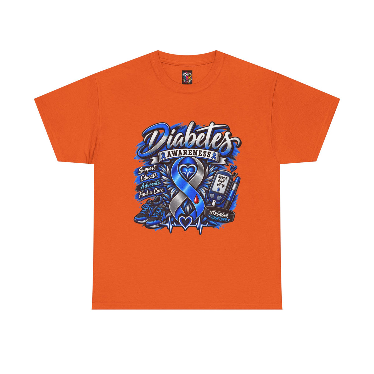 Diabetes Awareness  Blue Ribbon