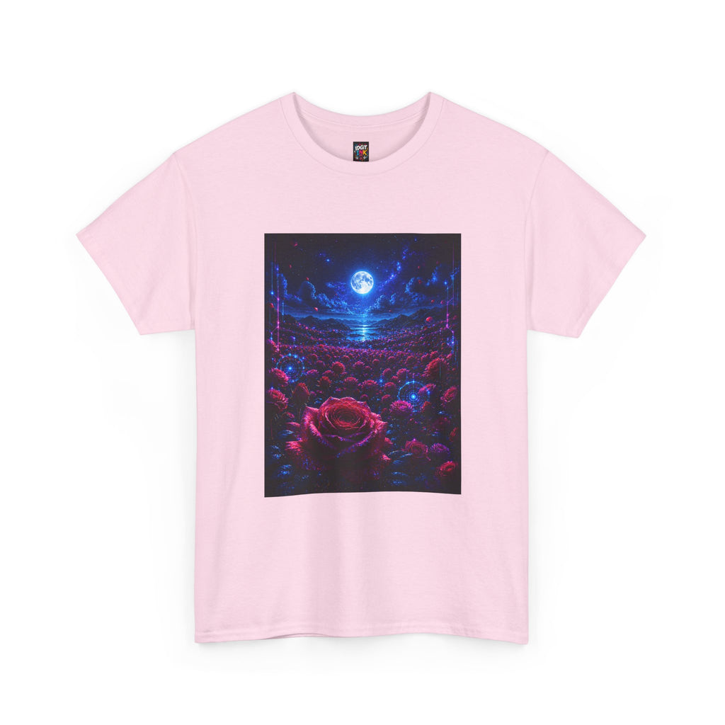 Moonlit Rose Field