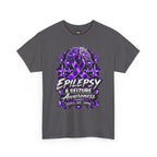 Epilepsy & Seizure Awareness  Purple Ribbon Support Tee