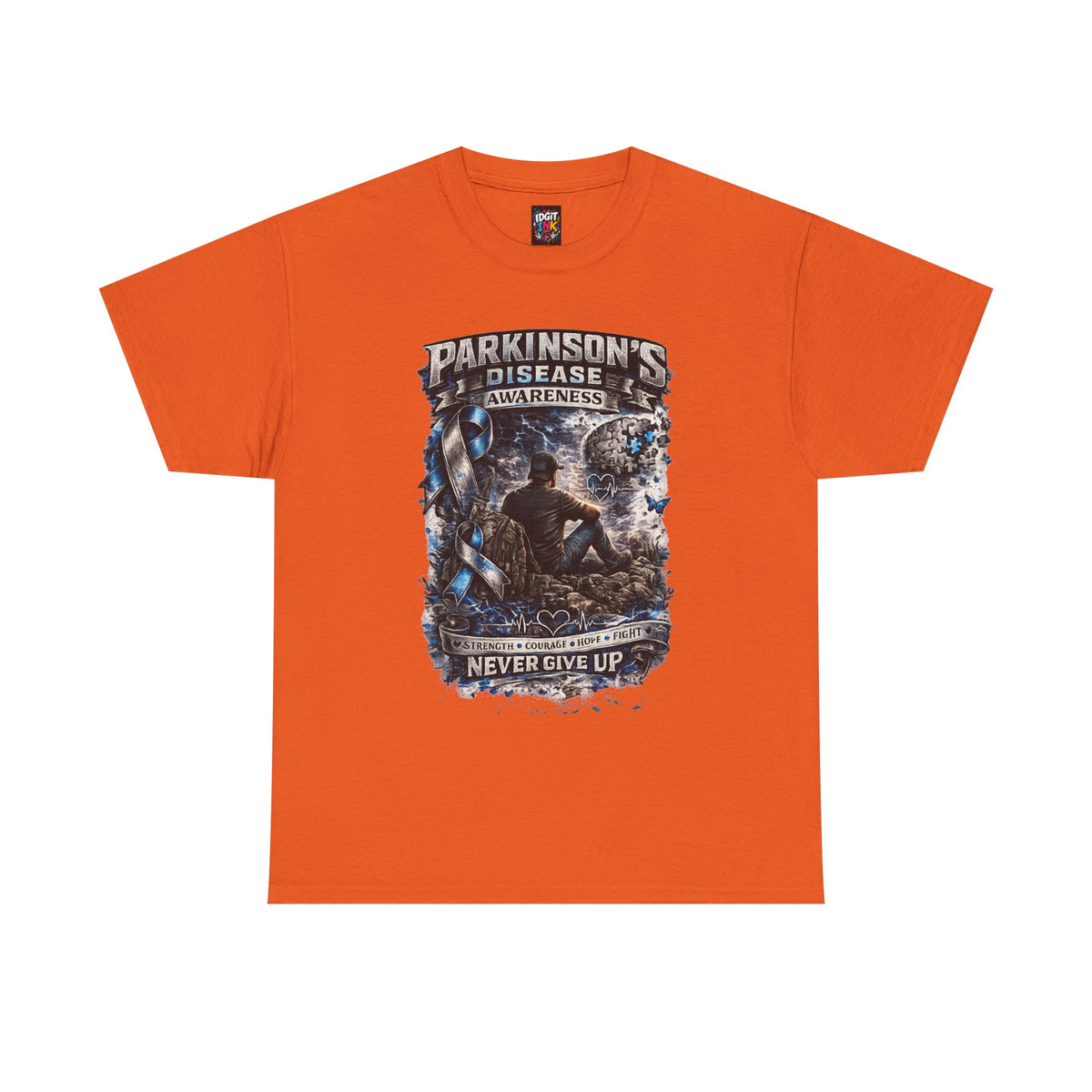 Parkinson’s Disease Awareness Never Give Up Support Tee