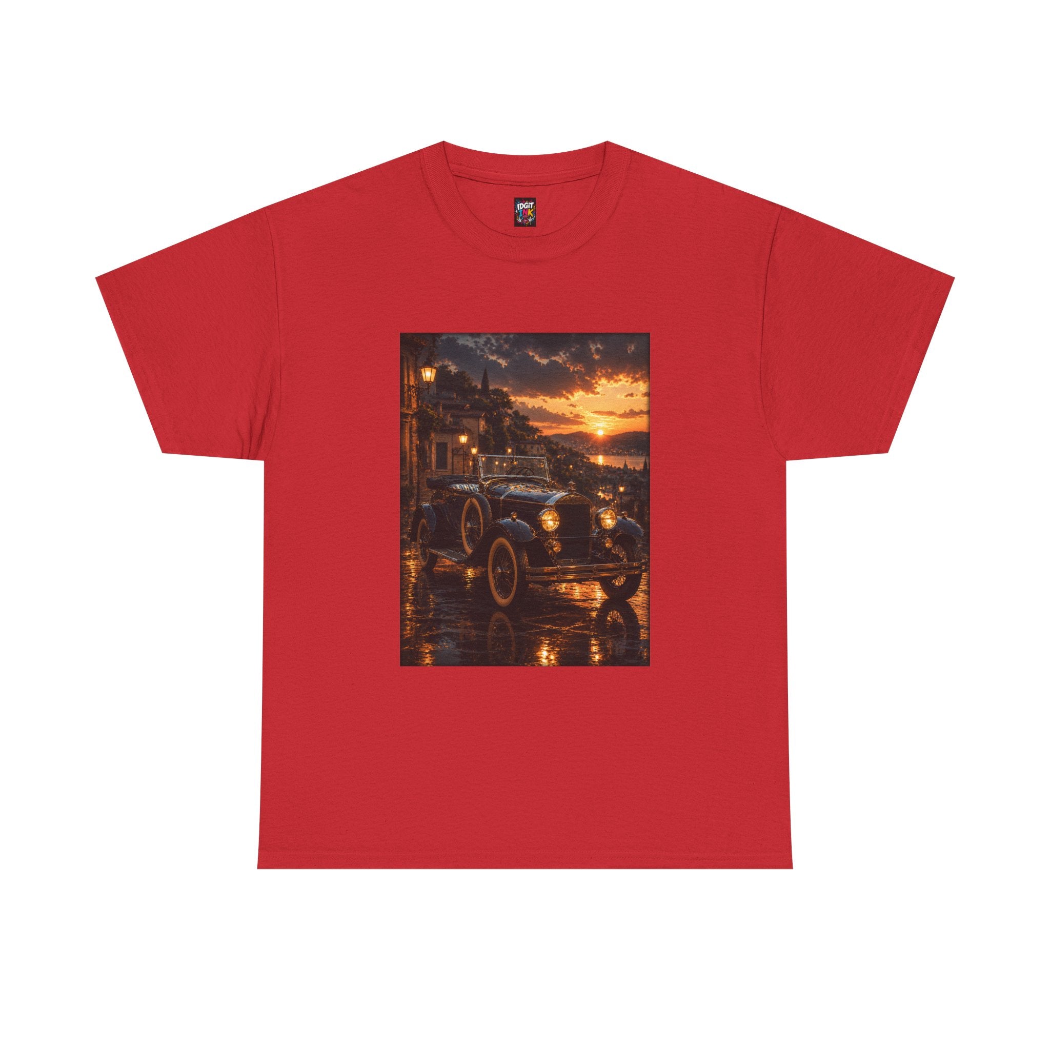Vintage Car Sunset Tee