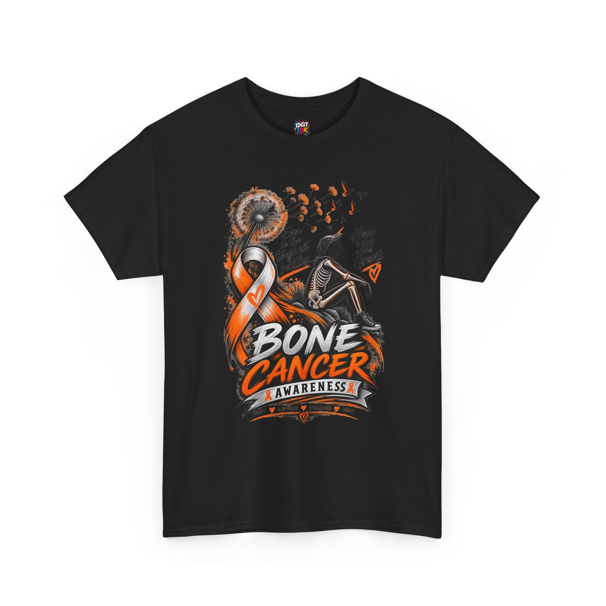 Bone Cancer Awareness Ribbon T-Shirt — Support Survivors & Hope