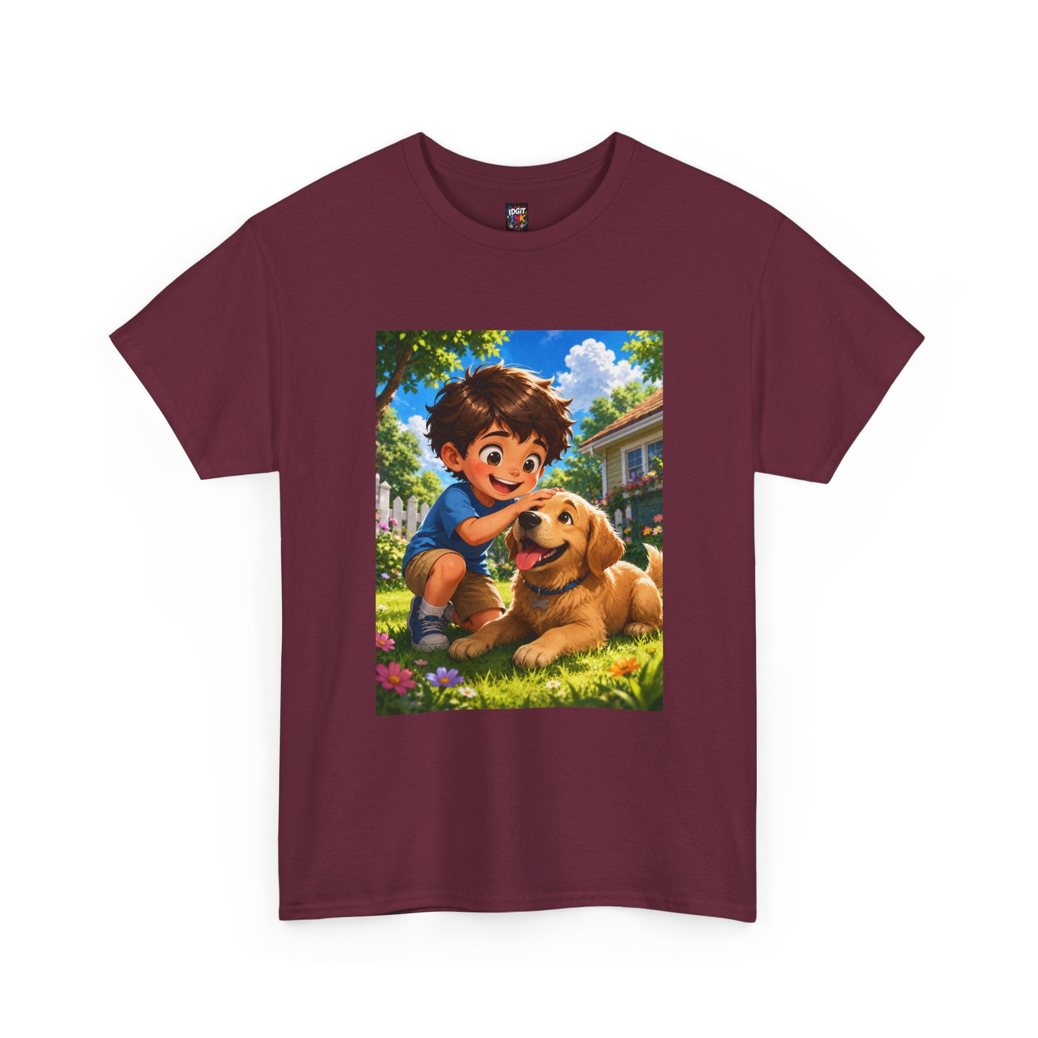 Boy and Puppy