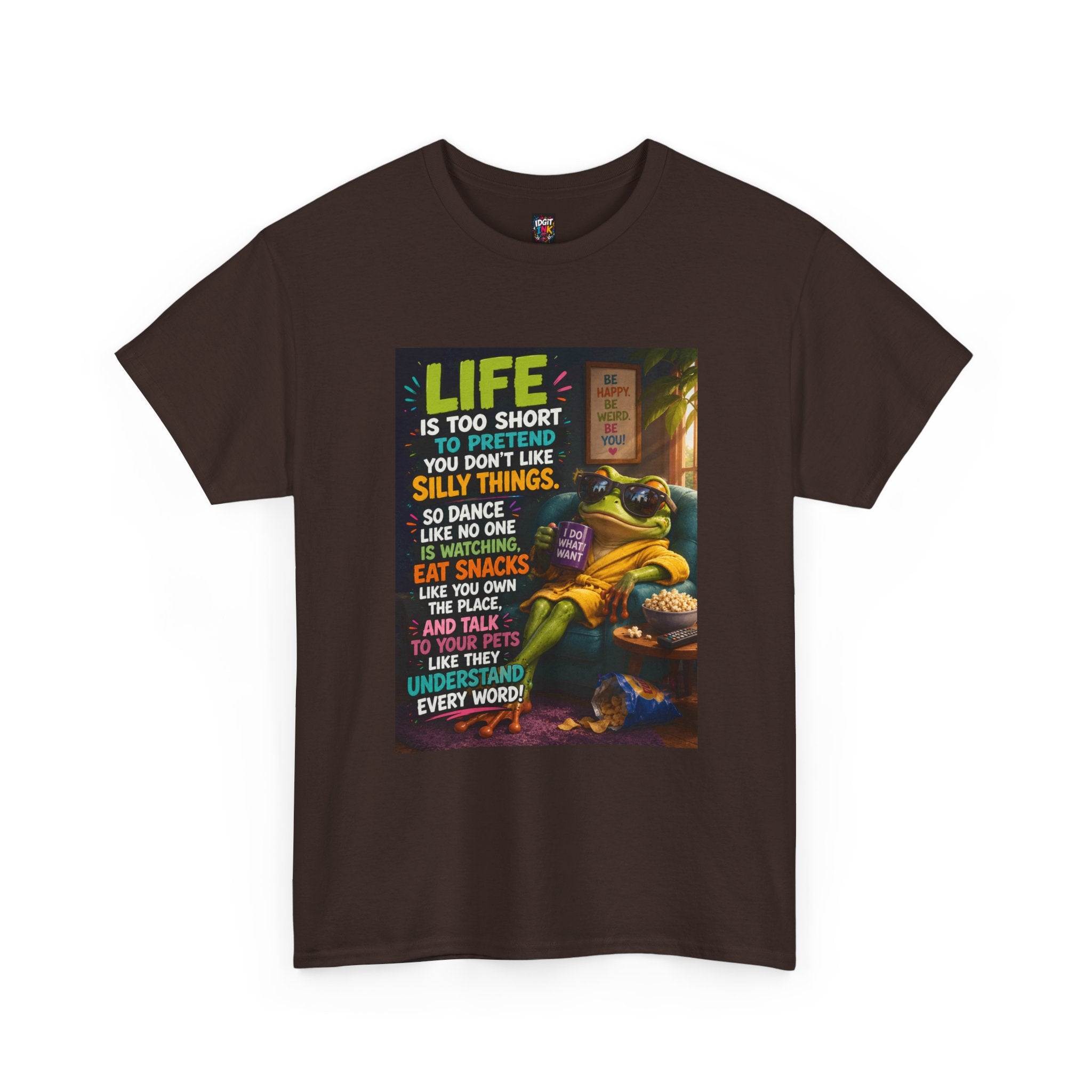 "Life Is Too Short" Motivational  Turtle