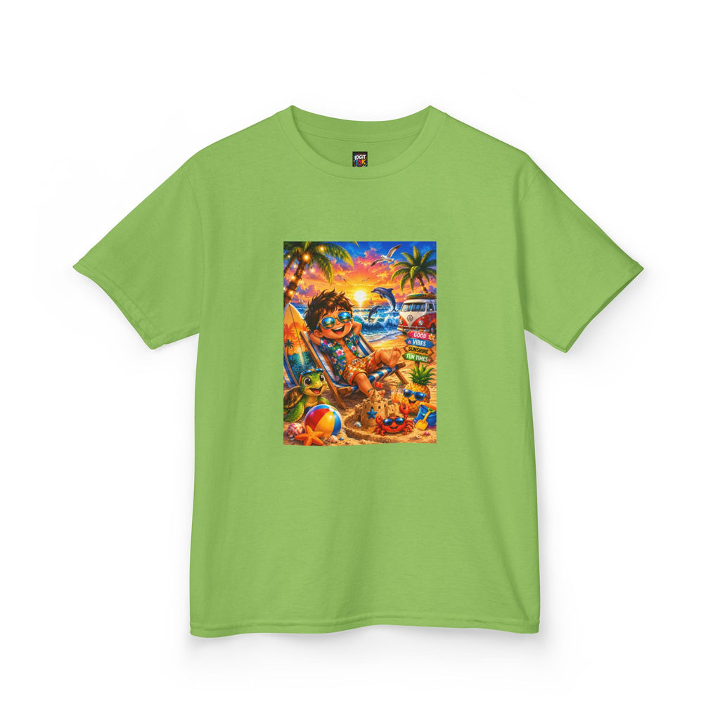 Kids Beach Sunset T-Shirt