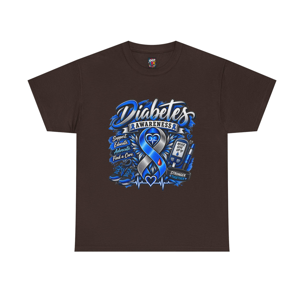 Diabetes Awareness  Blue Ribbon
